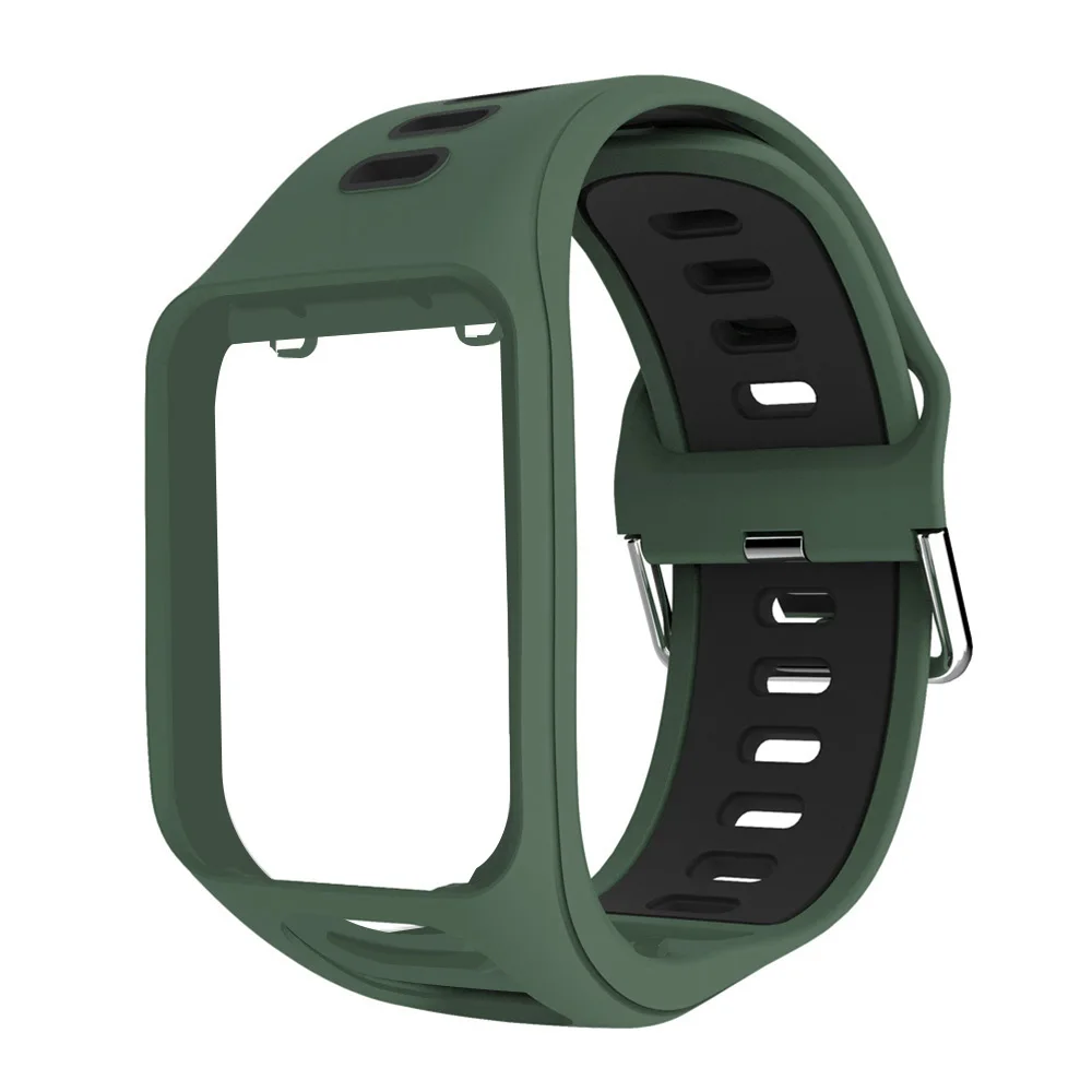 Ремешок на запястье для TomTom 2 3 Runner Spark Adventurer Golfer 2 сменный Браслет мягкий браслет для часов силиконовый ремешок браслет для часов