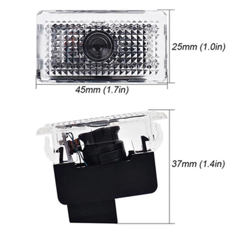  2Pcs For Tesla MODEL 3 S X Logo Projector LED Decorative Lamp Car Door Welcome Lights Shadow Light - 4000262256870