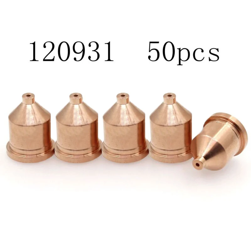 

50pcs 120931 Plasma Torch Consumable 60A Tip Nozzles Welding Accessory For 1250
