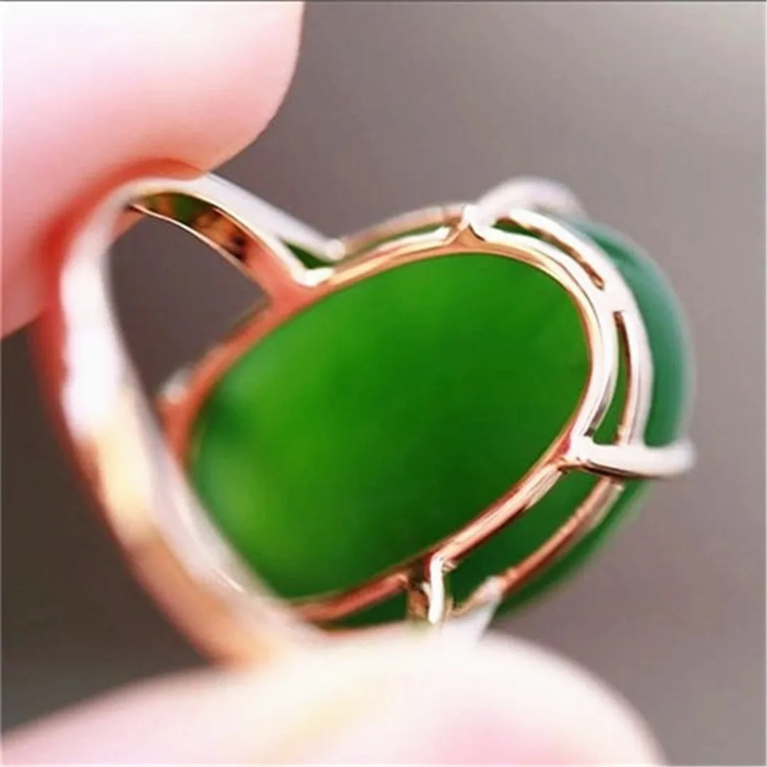 Jade Jewelry Jade Ring On Index Finger Natural Green Jade Ring Men