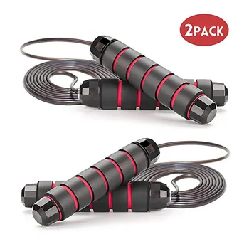 

Skipping Rope Tangle-Free with Ball Bearings Rapids Speed Jump Rope Cable Fitness Workout Equipments Skipping Foot Unisex Kids