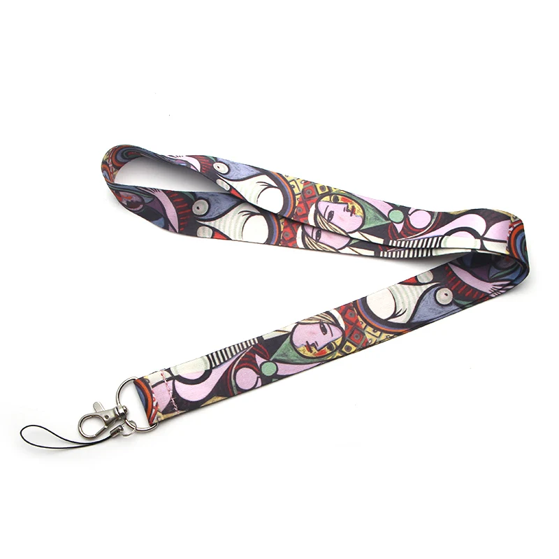 

CA253 Picasso Art Straps Lanyards For keychain ID Card Pass Mobile Phone USB Badge Holder Hang Rope Lariat Lanyard