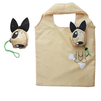 

Polyester Cloth Puppy Shopping Bag Creative Cartoon Animal Storage Bag