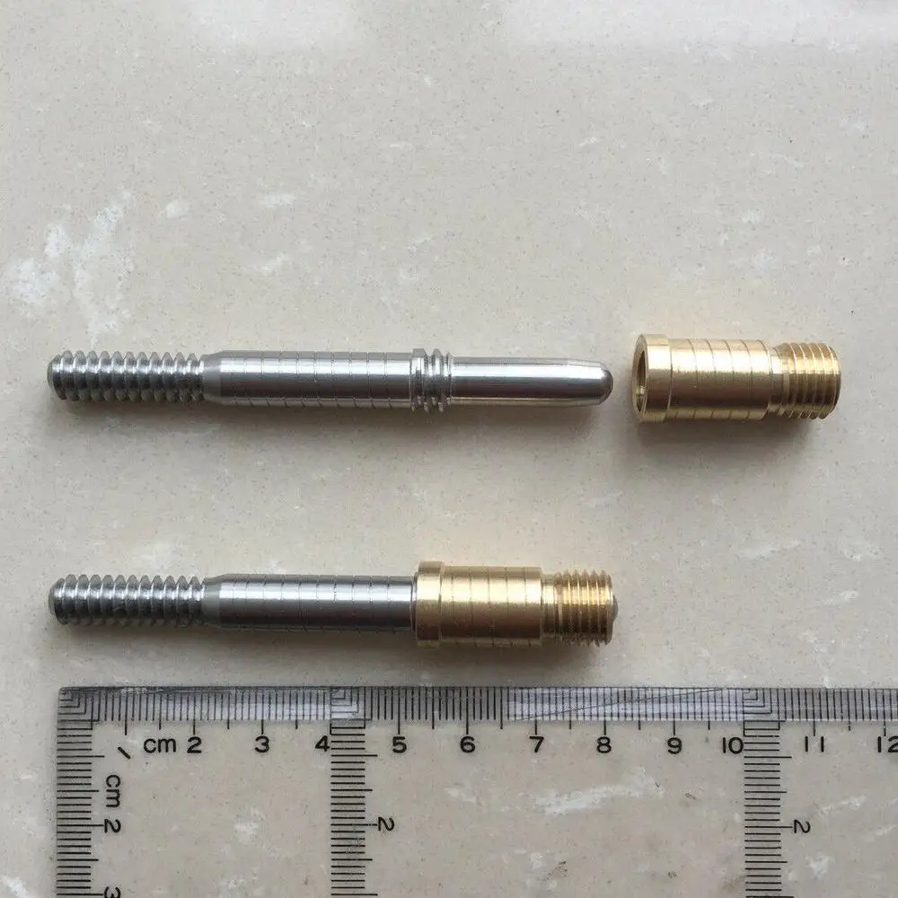 Пул Cue трость быстрый выпуск (QR) соединение Pin набор Unplated|Аксессуары для снукера и