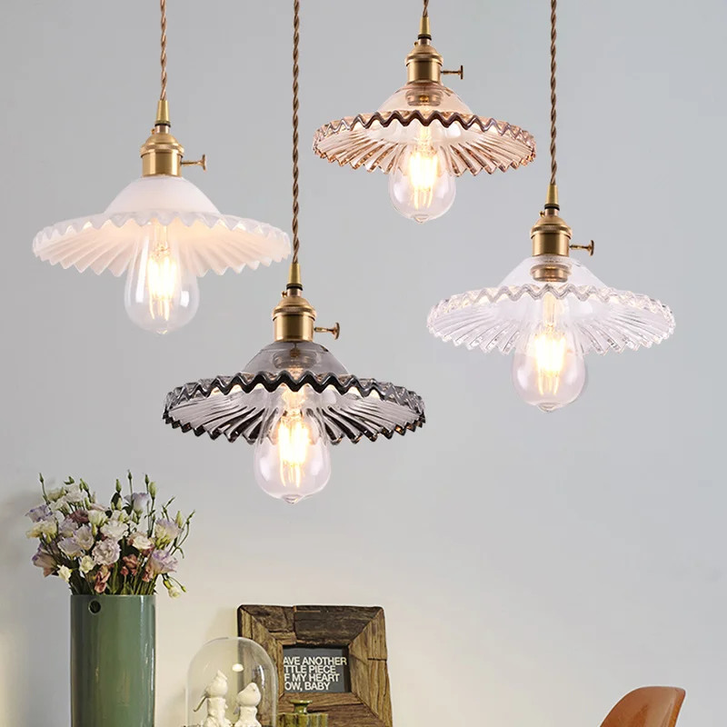 

Creative Colorful Lotus Glass Pendant Light Modern Macaroon Room Lamp Living Room Decoration Home Decor Led Kitchen Hanging Lamp