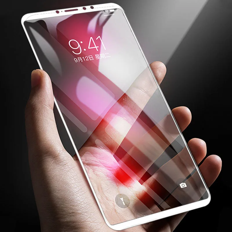 Full Cover Case For Xiaomi Mi Max 3 2 Tempered Glass Screen Protector On Xiomi Xiami Xaomi Xiaomei My Max3 Max2 Protective Glas | Мобильные