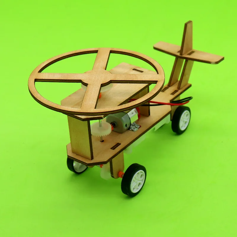 

DIY Science And Technology Small Helicopter Airplane Hand-made Steam Maker Education Assembled Electric Physical Toy Unisex