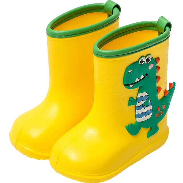 Kids Cartoon Dinosaur Rain Boots 5