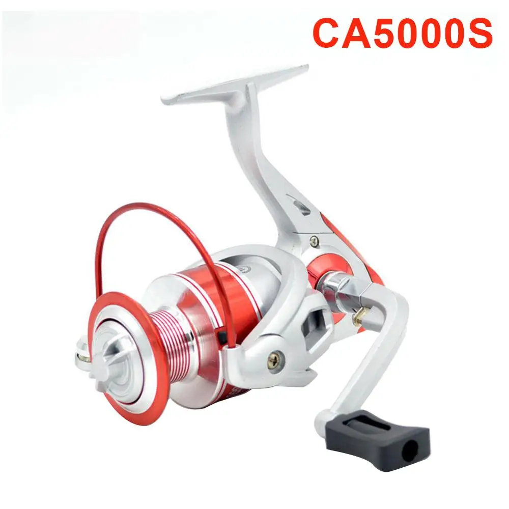 CA1000-6000 Spinning Fishing Reels 10Bearings Ultralight Aluminum Alloy Smooth Powerful Carp Reels Boat Fishing Wheel - Цвет: 05