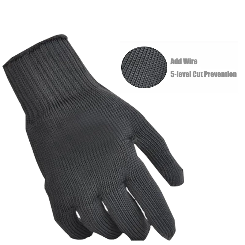 1 пара устойчивые к порезам защитные перчатки из стальной проволоки противопорезные защитные перчатки из металлической сетки для мясника