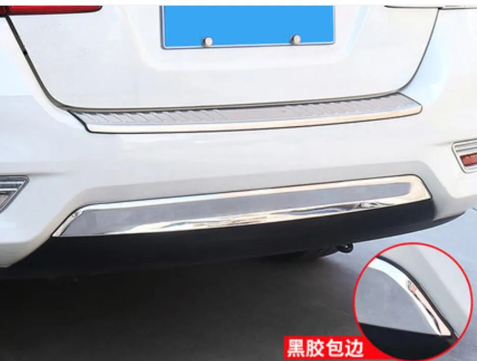 1 Автомобильный Стайлинг- для Nissan sylphy задняя планка отделка Декоративная яркая планка анти-столкновения задняя планка защитная пластина - Цвет: 1