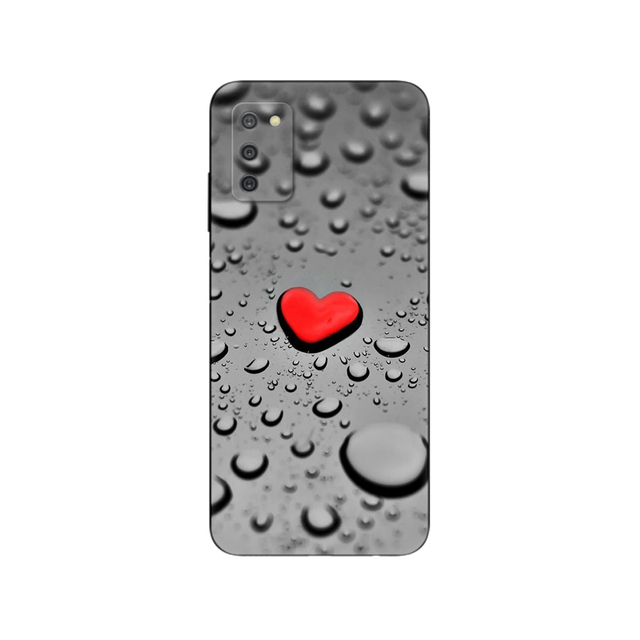 Samsung A03S Case Phone Back Cover For Samsung Galaxy A03s GalaxyA03s A 03s a037 Soft Silicon Case 6.5inch black tpu case