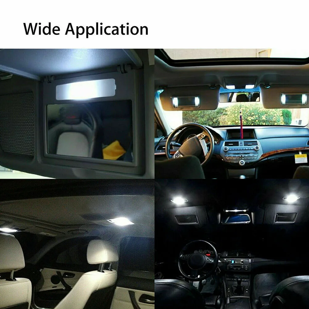 6000K 10W Auto Car Interior LED Light Dome License Plate Mixed Lamp Interior Dome Light Trunk Lamp Parking Bulbs Set 28Pcs led car lights,led lights,led bulbs,car interior lights