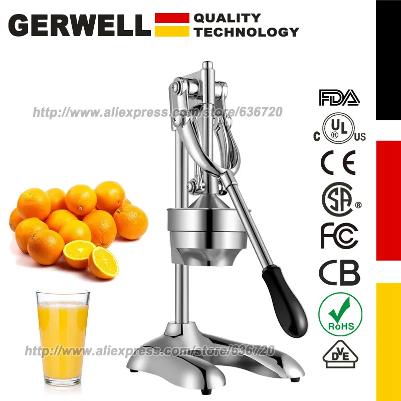New in 2020 Stainless Steel press juicer squeezer citrus lemon orange pomegranate fruit juice extractor commercial or household | Бытовая