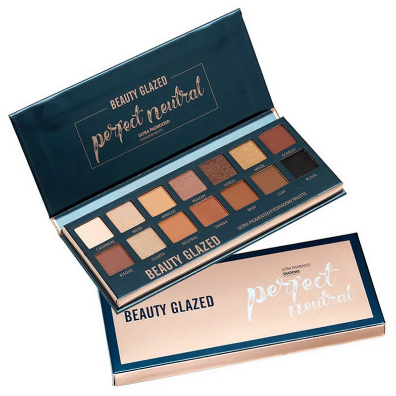 

14 Colors Beauty Glazed Professional Soft Matte Eyeshadow Glitter Eye Shadow Palette Long Lasting Makeup Eyeshadow Pallete