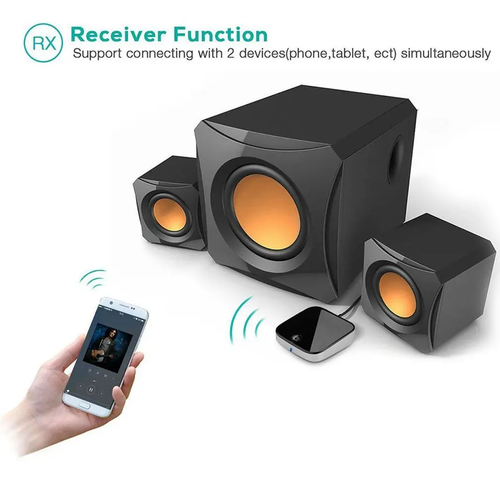 2 в 1 компактный размер Bluetooth передатчик приемник aptX беспроводной стерео аудио адаптер Bluetooth приемник для ТВ телефона музыки