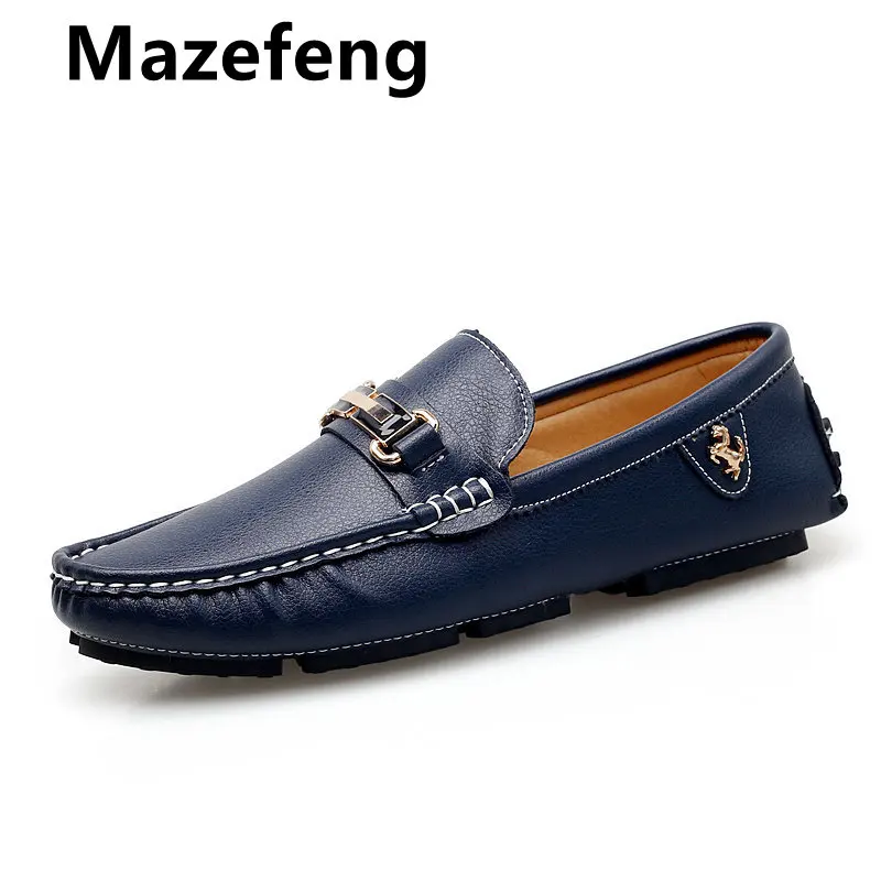 

Men Loafers Luxury Summer Party Shoes Soft Moccasins Big Size Leather Shoes Men Flats Gommino Driving Shoes Slip On Lazy Shoes