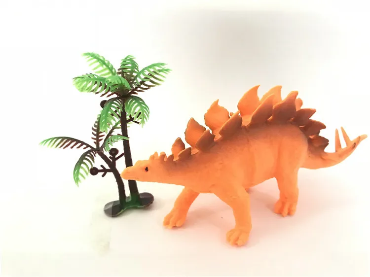 Модель Игрушечная модель динозавра набор T-Rex Стегозавр Трицератопс спинозавр экологически чистый пвх материал