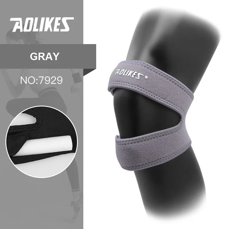 Sports Dual Action Knee Strap Support Band Knees Brace Protection Pain