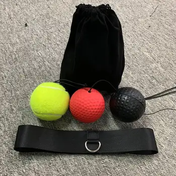 

Boxing Reflex Ball set 3 balls Head Band Fighting Speed Exercise Tai Ball Accessories Punch Equipment MMA Muay Training V9W4
