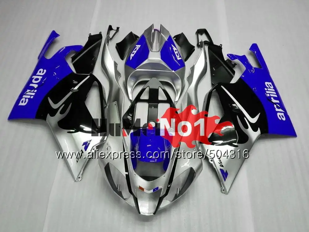 Средства ухода за кожей для Aprilia RSV1000R Mille RV60 RSV1000RR РСВ 1000 8MC. 0 RSV1000 R RR 2003 2004 2005 2006 03 04 05 06 обтекатель красный серебристый - Цвет: No. 30