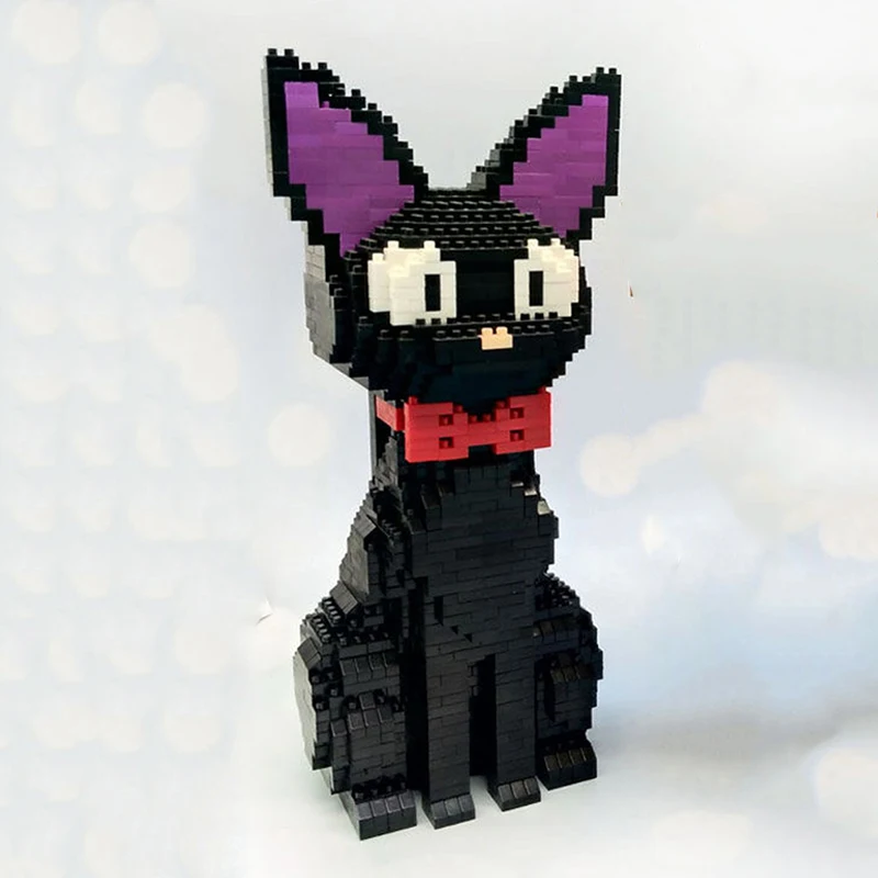 Babu 8806 Cartoon Jiji Black Cat Animal Pet DIY Mini Diamond Blocks Building Toy for sale online 