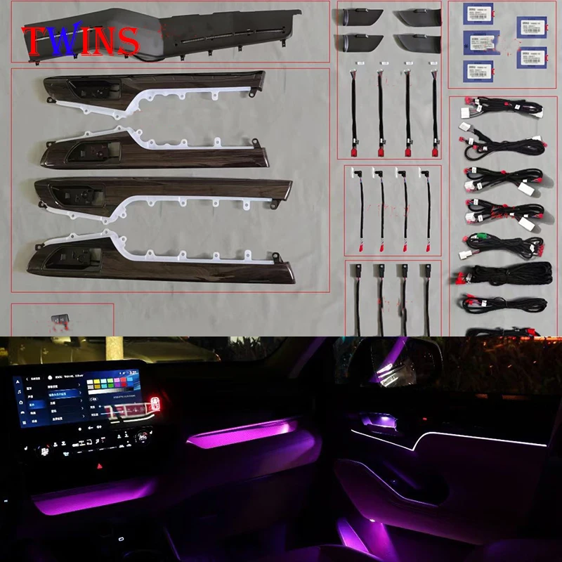 Car Led Dashboard Atmosphere Light For Toyota Highlander 2022