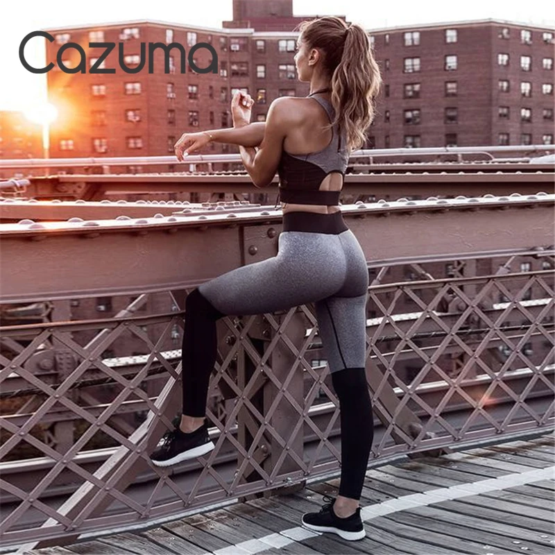 Женские штаны Cazuma комплект из 2 предметов одежда для занятий йогой в стиле