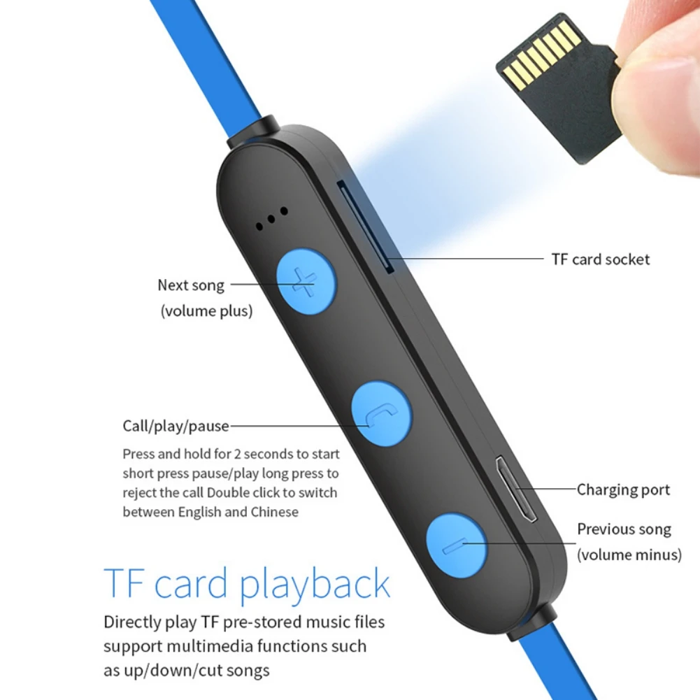 Bluetooth 5,0 Наушники Спортивные Беспроводные магнитные Bluetooth гарнитура Handsfree Наушники с микрофоном вкладыши для huawei Xiaomi samsung Новинка