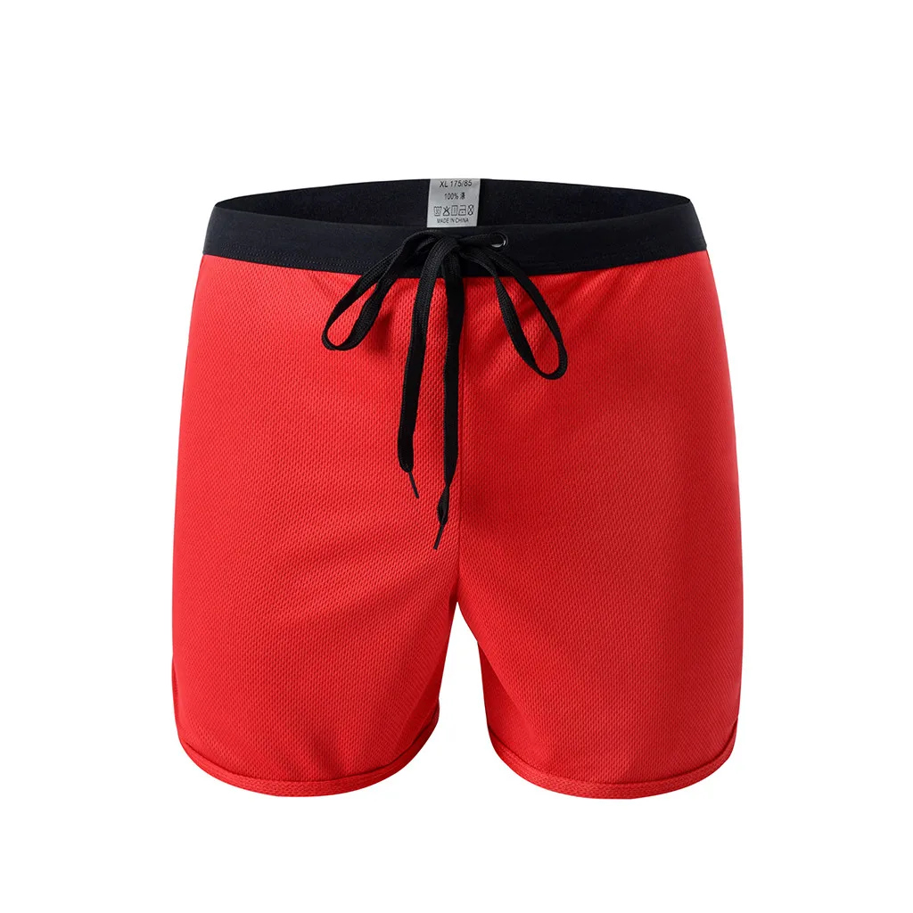 Red Спортивные штаны, мужское нижнее белье, шорты, мужские винтажные шорты, мужские шорты, одежда для купания, домашняя сексуальная пижама, шорты, cueca masculina - Цвет: Red