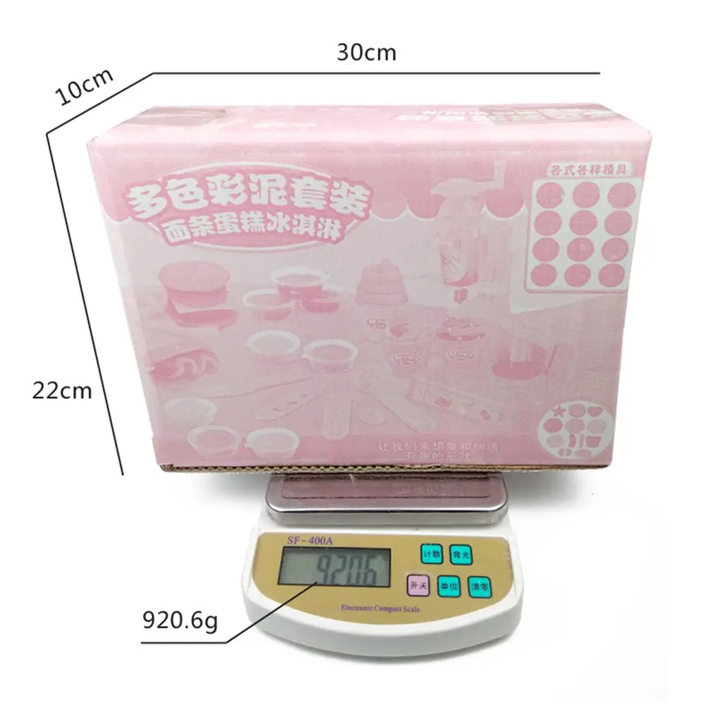  Children'S Plasticine Mold Ice Cream Set Ice Cream Pasta Machine Clay Toy Color Mud Manual Mud Pare