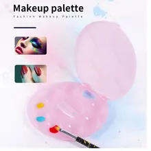 1 шт розовый макияж палитра красоты пластины ногтей инструменты для DIY УФ гель польский крем основа, смешивание окрашенные ногтей оборудование Палетт