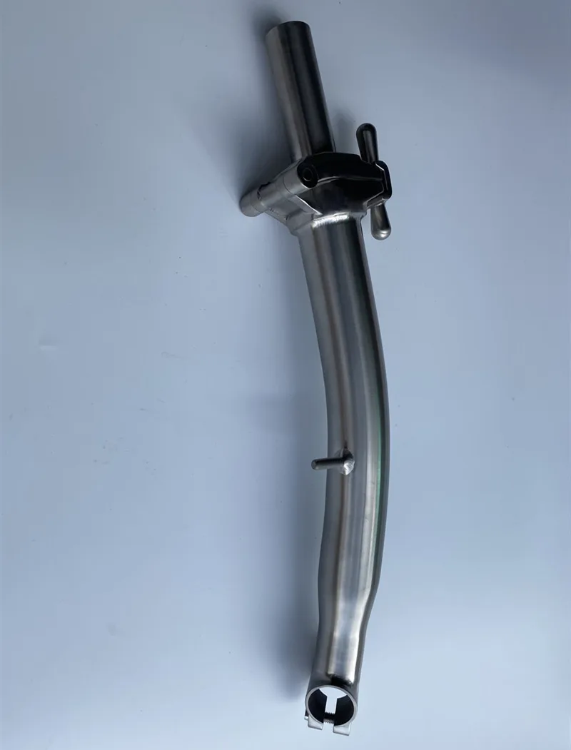 Титановый P стержень для Brompton для 25,4 мм handbar - Цвет: TITANIUM