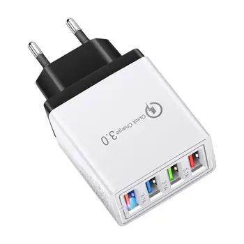 

4 Port Fast Quick Charge QC 3.0 USB Hub Wall Charger 3.5A Power Adapter EU Plug