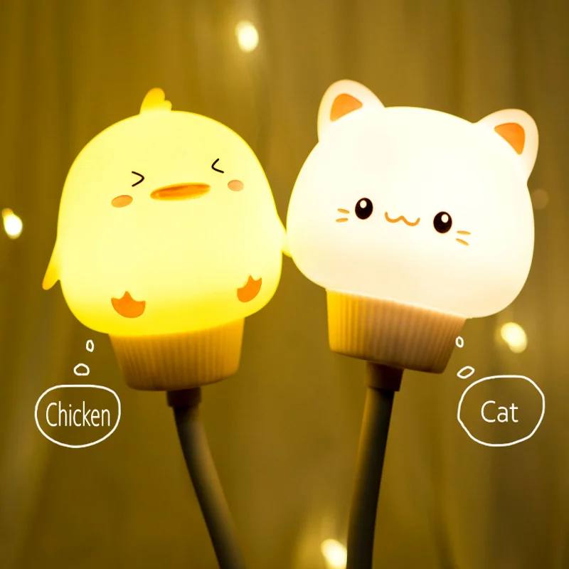 Lâmpada noturna led para crianças com controle remoto para decoração de quarto presente de natal