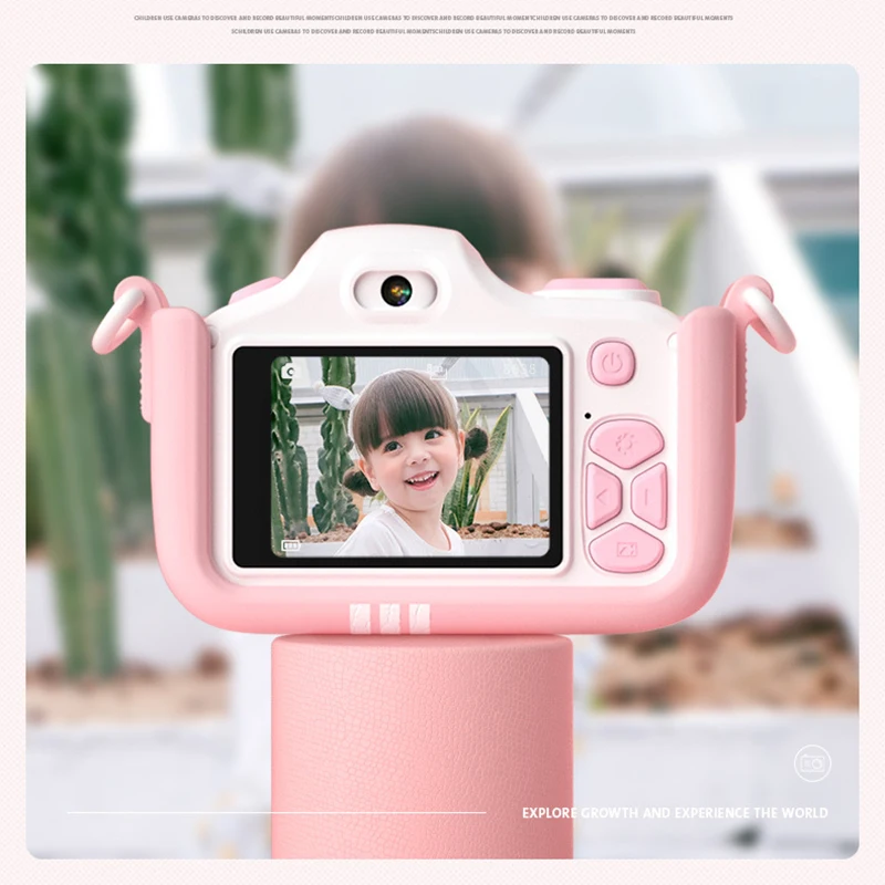 Children Mini Camera Kids Educational Toys for Children Baby Gifts Birthday Gift Digital Camera 2400P Projection Video Camera