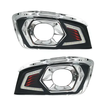 

Car Flashing 1 Pair LED DRL Car daylight Daytime Running Lights fog lamp with Harness switch For Toyota Fortuner 2012 2013 2014