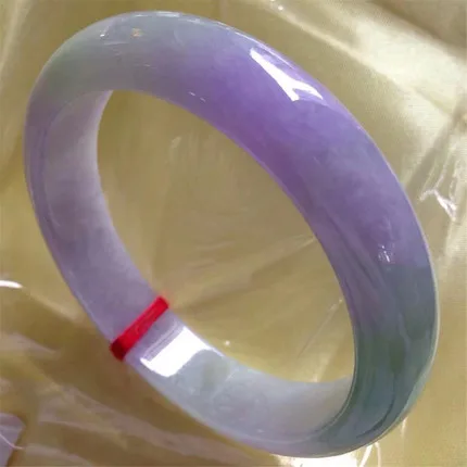 

Zheru ювелирные изделия натуральный бирманский нефрит 54-64 мм светильник-фиолетовый браслет элегантные принцессы ювелирные изделия лучший подарок