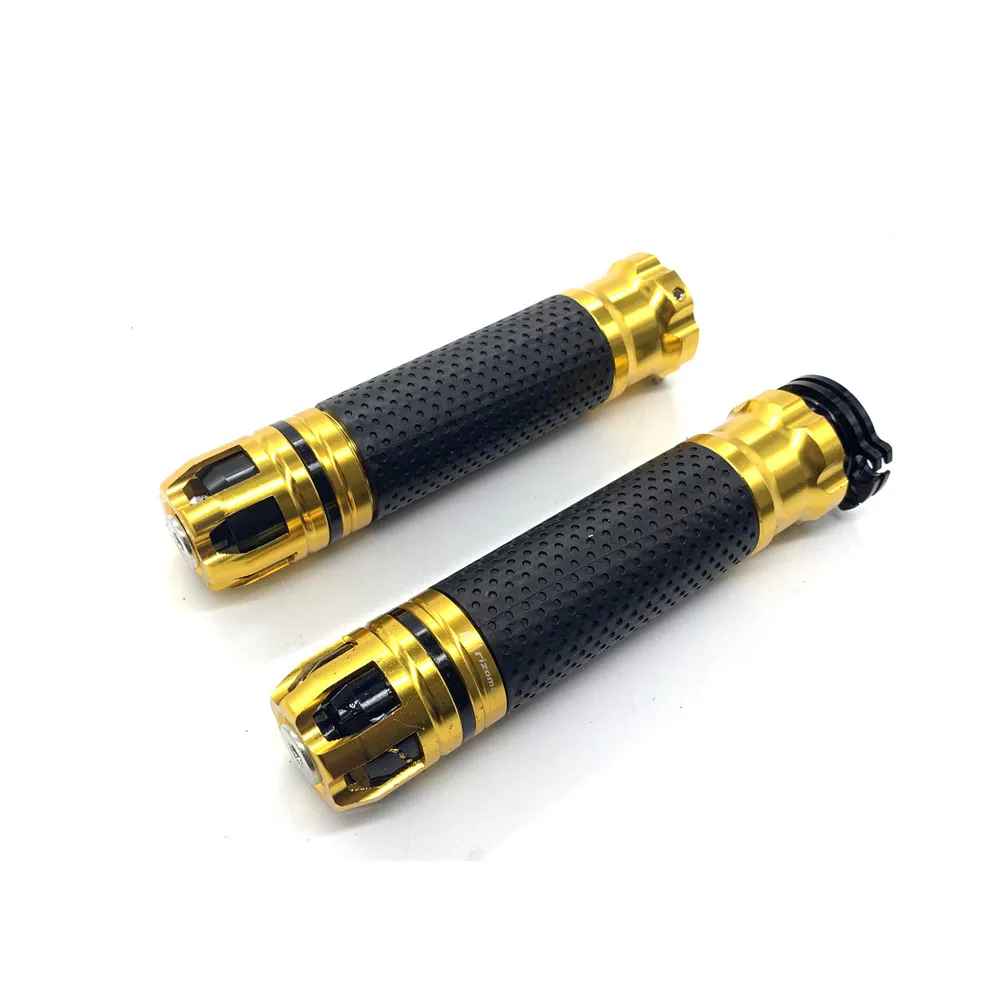 CNC мотоциклетные 7/8 ''рукоятка гоночный руль шапки ручки 22 мм Универсальный уличный и гоночный гоночное сцепление - Цвет: GOLDEN