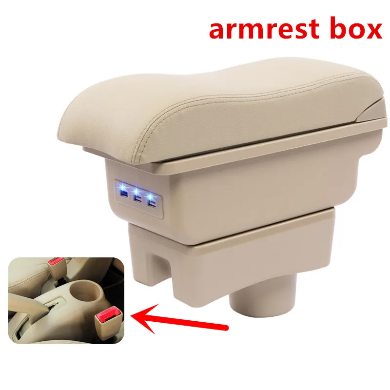 Car armrest central Store content Storage box with cup holder ashtray accessories for Chery A13 Very Celer fulwin 2 2008-2012 | Автомобили