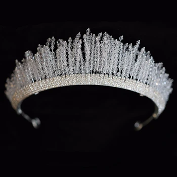 

New Full Crystal Crown Bride Tiara Wedding Dress Accessories Studio Photography Hair Accessories For Women Headband Jewelry