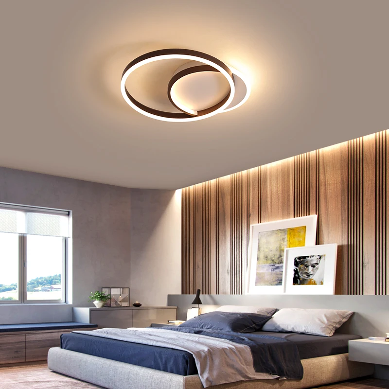 

Modern Chandelier for bedroom Living room Plafonnier Avize Lampadari Luminaria simple Circle Round Ceiling chandelier light