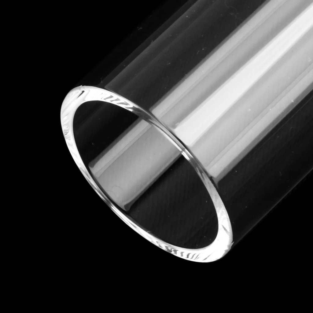 Electric Guitar String Slide Pyrex Glass Bottle Neck Finger Knuckle 51x 20mm