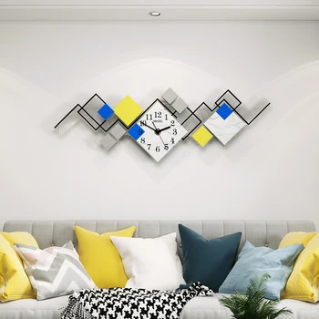 

Square Wall Clock Silent Black Wall Stickers Acrylic Hanging Wall Watch DIY Stickers Modern Design Clocks Living Room Decoration