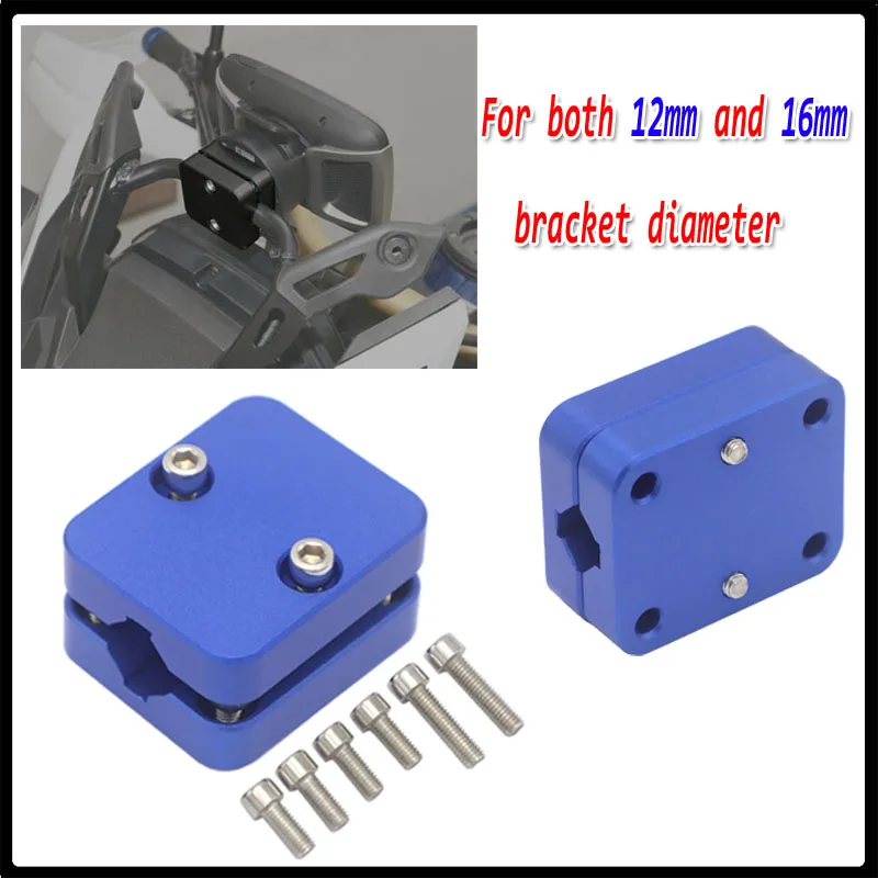 

12mm/16mm Motorcycle Mobile Phone Navigation Holder Bracket Aluminum For BMW R1200GS R1200 GS LC ADV Adventure F800GS Black Blue