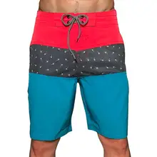 Мужские модные водонепроницаемые быстросохнущие пляжные шорты для серфинга, плавания, свободные короткие штаны, дышащие повседневные мужские боксеры, пляжные шорты