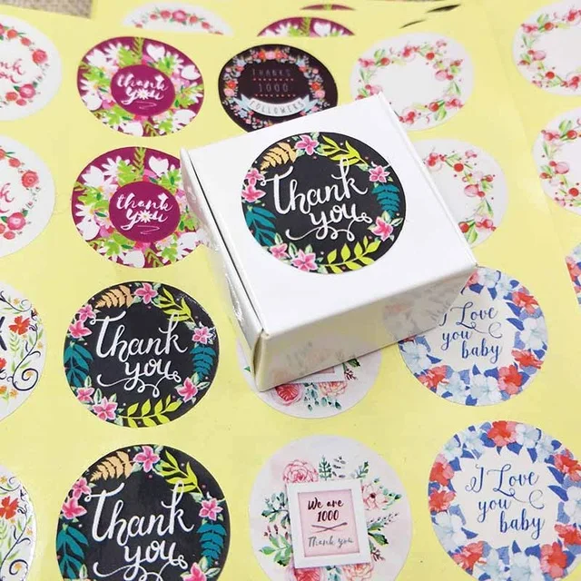 NEW-DIY-112PCS-Thank-You-Sticker-Label-Flower-Circle-New-Style-Flower-designs-1000-Thanks.jpg_640x640