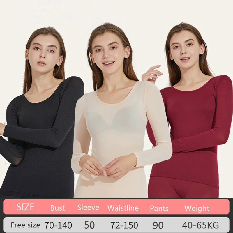 Women's Thermal Underwear Sets Thermal Clothing For Men Joker Tops Winter Warm Long Johns Male Female Thermo Underwear