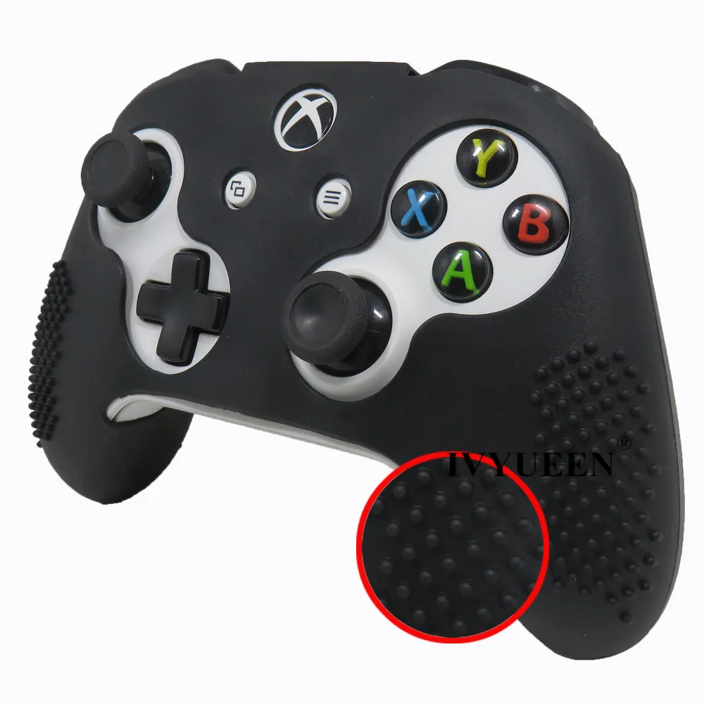 IVYUEEN 9 в 1 силиконовый чехол для Xbox One X S контроллер и 8 шт. аналоговая ручка крышки