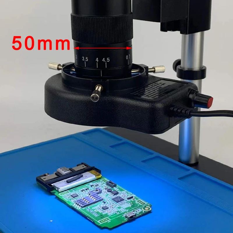Microscope Lamp 48 LED SMD USB Adjustable Ring Light illuminator Lamp For Industry Microscope Industrial Camera Magnifier 110V-220V 3W-5W microscope lamp